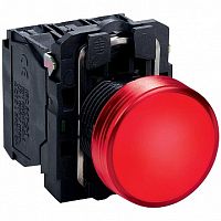 Лампа сигнальная Harmony, 22мм² 24В, AC/DC Красный | код. XB5AVB4 | Schneider Electric
